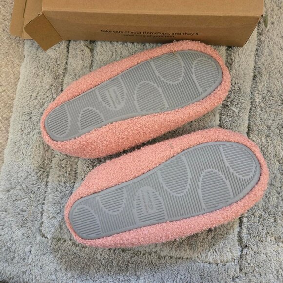 NEW Fluffy Pink Slippers Shoes (Size US 7-8) - Picture 5 of 8